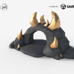 ซุ้มประตูหิน 3D model สำหรับ โปรแกรม Roblox Studio